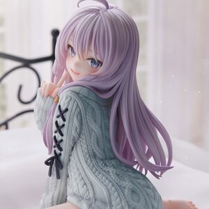 Wandering Witch: The Journey of Elaina Elaina: Knit One-piece Dress Ver. Repaint BLUE 1/7 Scale Figure [Pre-order]
