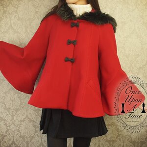 NO.S PROJECT Little Red Riding Hood Flared Coat Red