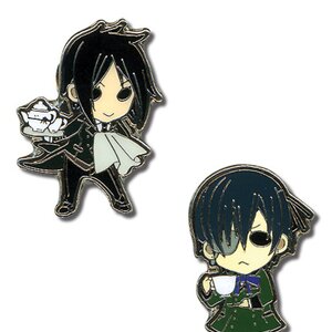 Black Butler Sebastian And Ciel Mini Pinset