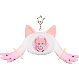 Puella Magi Madoka Magica the Movie -Rebellion- Fluffy Keychain Pinback Button Case [Pre-order]