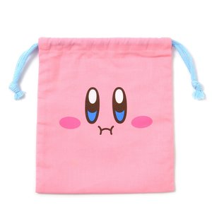 Kirby Super Star Drawstring Bag Face