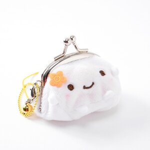 Hannari Tofu Mini Gamaguchi Coin Pouch Yaki Tofu