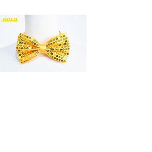ACDC RAG Sequin Bow Tie Gold