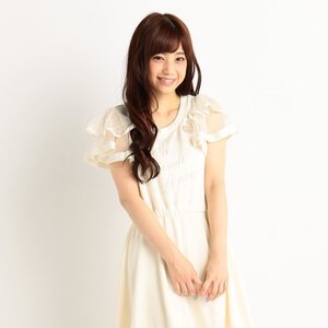 LIZ LISA Comfy Lace-Up Back Dress (White)