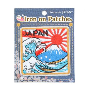 Japanese Iron-on Patch Collection Great Wave Off Kanagawa