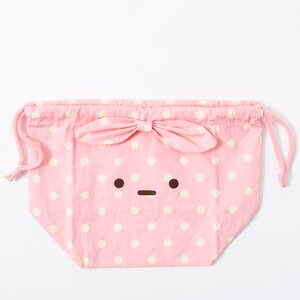 Sumikko Gurashi Furoshiki Drawstring Bag Polka Dot
