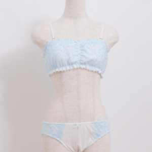 feast Tiny Fairy Bralette & Panty Set Sax Blue