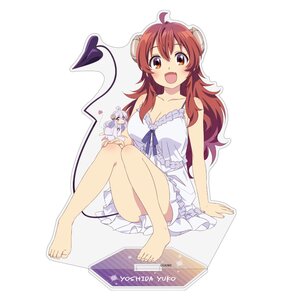The Demon Girl Next Door Season 2 Large Acrylic Stand Yuko Yoshida: Sleepover Ver. [Pre-order]