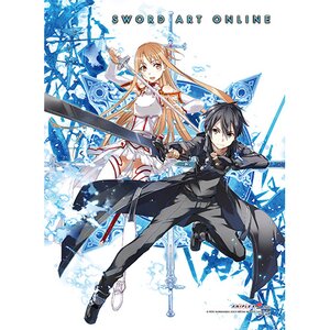 Sword Art Online Kirito & Asuna 2 Premium Wall Scroll