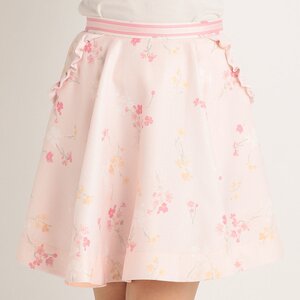 LIZ LISA Small Flower Bouquet Skirt Pink
