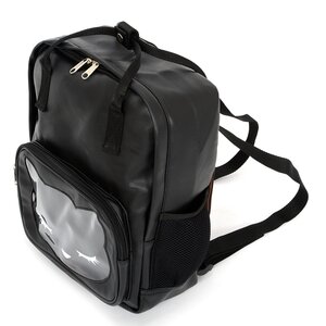 Pooh-chan Window Backpack Black