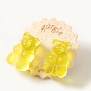 gargle Gummy Bear Earrings Lemon