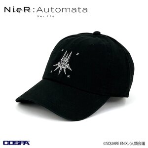 NieR: Automata Ver 1.1a Yorha Corps Embroidery Low Cap Black [Pre-order]