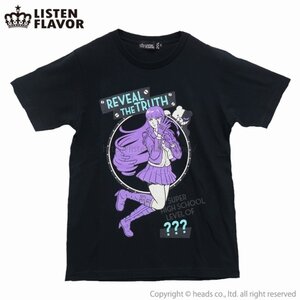 LISTEN FLAVOR Mysterious Kyoko Kirigiri T-Shirt Black L