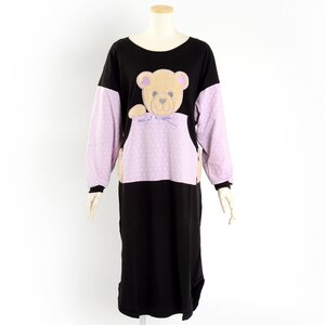 milklim Fluffy Bear-chan Dress Black