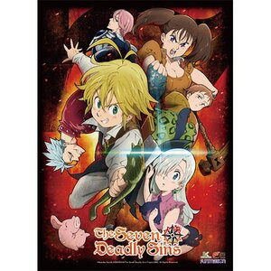 The Seven Deadly Sins Key Art 1 Premium Wall Scroll