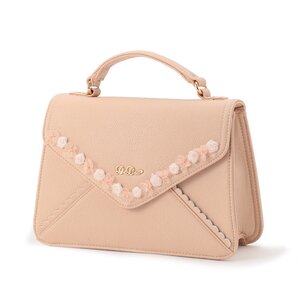 LIZ LISA Organdy Flower Shoulder Bag Pink