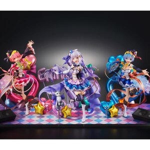 [Complete Set w/ Bonus Display Base] Re:Zero -Starting Life in Another World- Idol Ver. 1/7 Scale Figures Complete Set