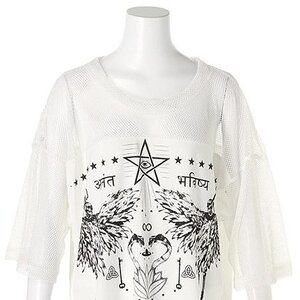 GLAD NEWS Mesh T-Shirt White