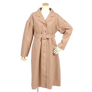 LIZ LISA Pearl Button Chester Coat Beige