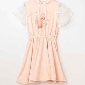 LIZ LISA Poodle Pattern Dress Pink