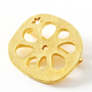 Palnart Poc Lotus Root Brooch