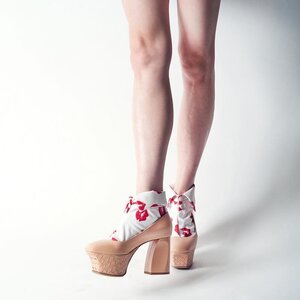 ERIMAKI SOX Lip Socks White (23 - 25 cm)