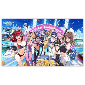 Dolphin Wave Rubber Mat Congratulations! 1st Anniversary!!