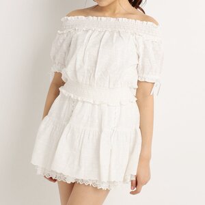 LIZ LISA Cambric Short Top White
