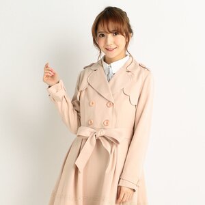 LIZ LISA Trench Coat Dress Pink S