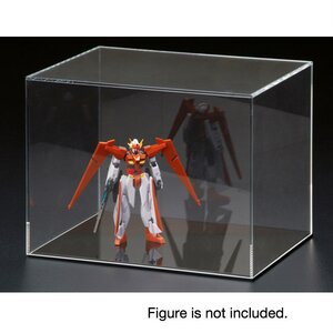 Jumbo Long Acrylic Display Case w/ Black Pedestal W16.5" x H12.6" xD8.7"