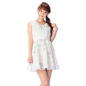 LIZ LISA Flower Bandana Sundress w/ Official LIZ LISA Shop Bag Blue
