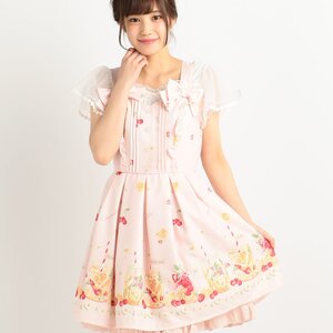 LIZ LISA Fruit Jumper Skirt Pink