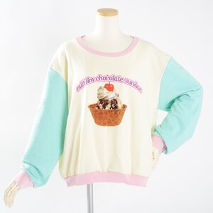milklim Cupcake Sweatshirt White/Mint