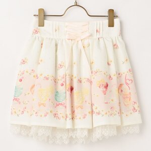 LIZ LISA Tropical Juice Sukapan Skirt  White