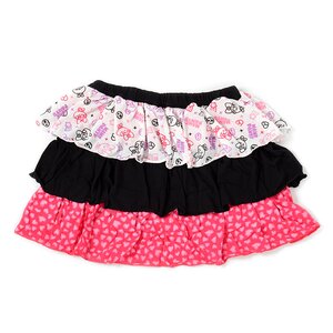 Mameshi Pamyu Pamyu Koro Pamyu Leopard Tiered Skirt Pink