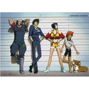 Cowboy Bebop Group Key Art Wall Scroll