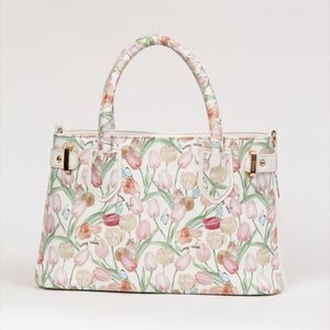 Honey Salon Vintage Tulip Bag White