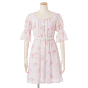 LIZ LISA Dot Rose Dress Pink