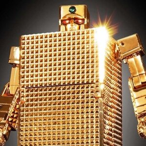 Soul of Chogokin Golden Warrior Gold Lightan GX-32R Gold Lightan: 24-Karat Gold Plating Ver.