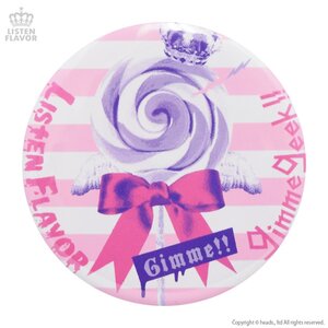 LISTEN FLAVOR x Gimme Geek! Collaboration Vol. 2 Angel Candy Tin Badge B