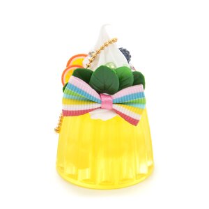 Zeitaku Sweets Crystal Jelly Keychain Mascot Pineapple Jelly