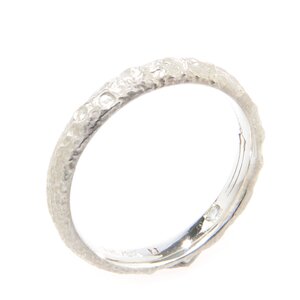 Evangelion Silver White Moon Ring JP 9
