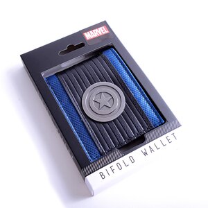 Marvel Captain America Mix Material Bi-Fold Gift Boxed Wallet