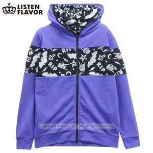 LISTEN FLAVOR Midnight Devil Hoodie Purple