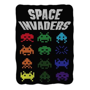 SI-Space Invaders Blanket CFB-SI-LOGO