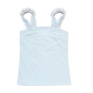 LIZ LISA Corsage 2-way Layering Top Blue