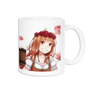Spice and Wolf Jyuu Ayakura Illustration Holo Mug Collection Dirndl Ver.