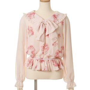 LIZ LISA Bouquet Hearts Top White