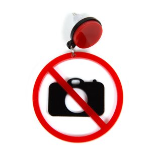 No Photography Earring